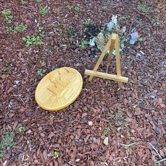 Handmade solid wood plaque - Picture 3 of 4